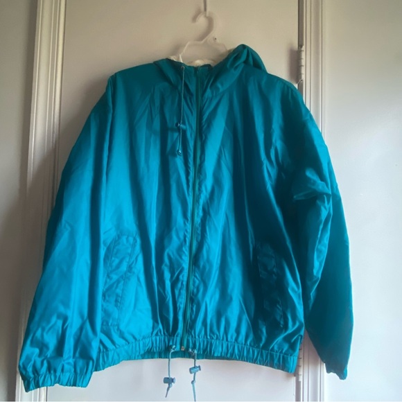 Vintage LL Bean Teal Jacket unisex Medium - Picture 1 of 4